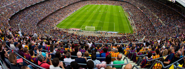 Football club Barcelona Stadium